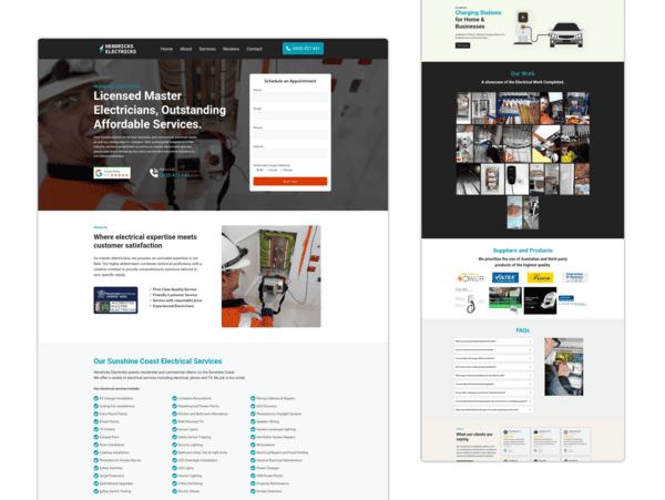 Electrician website