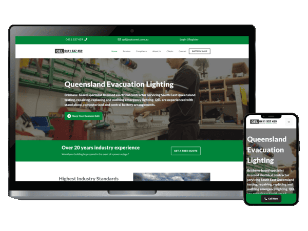 Evacuation Lighting website